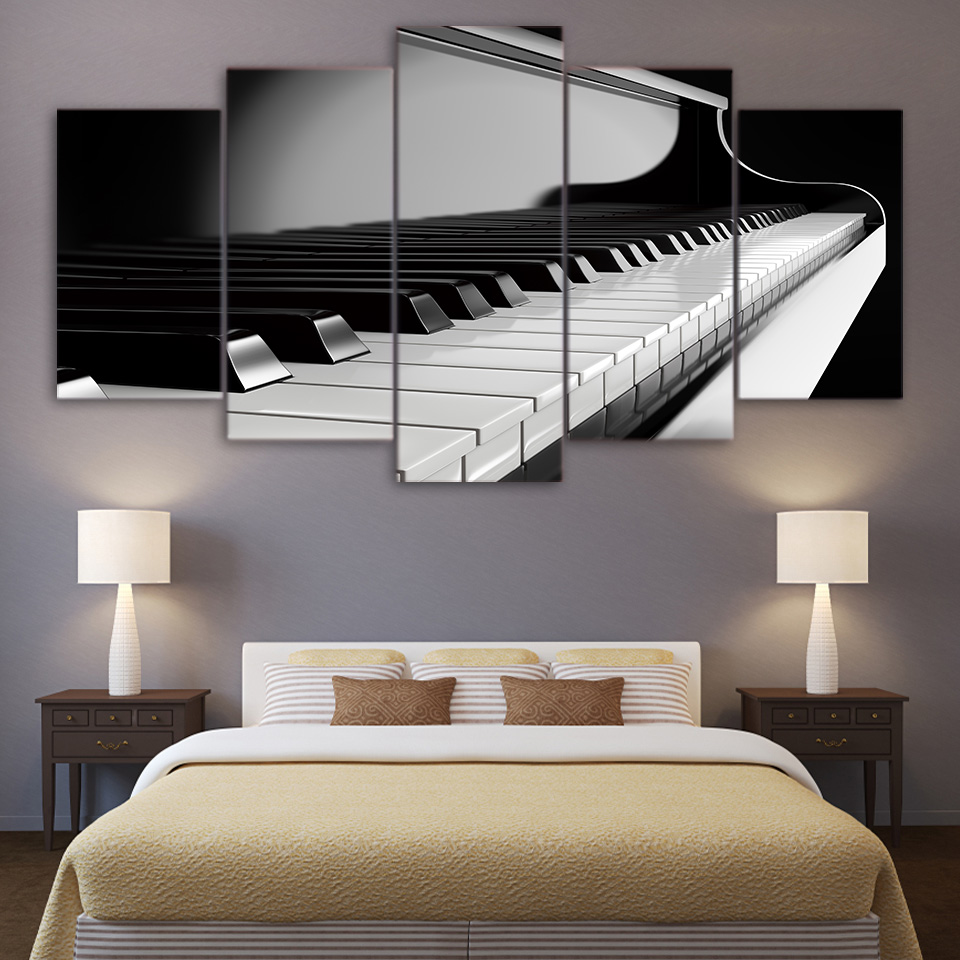 Picture Of Musical Instrument - 캔버스 벽 아트 그림 현대 프레임