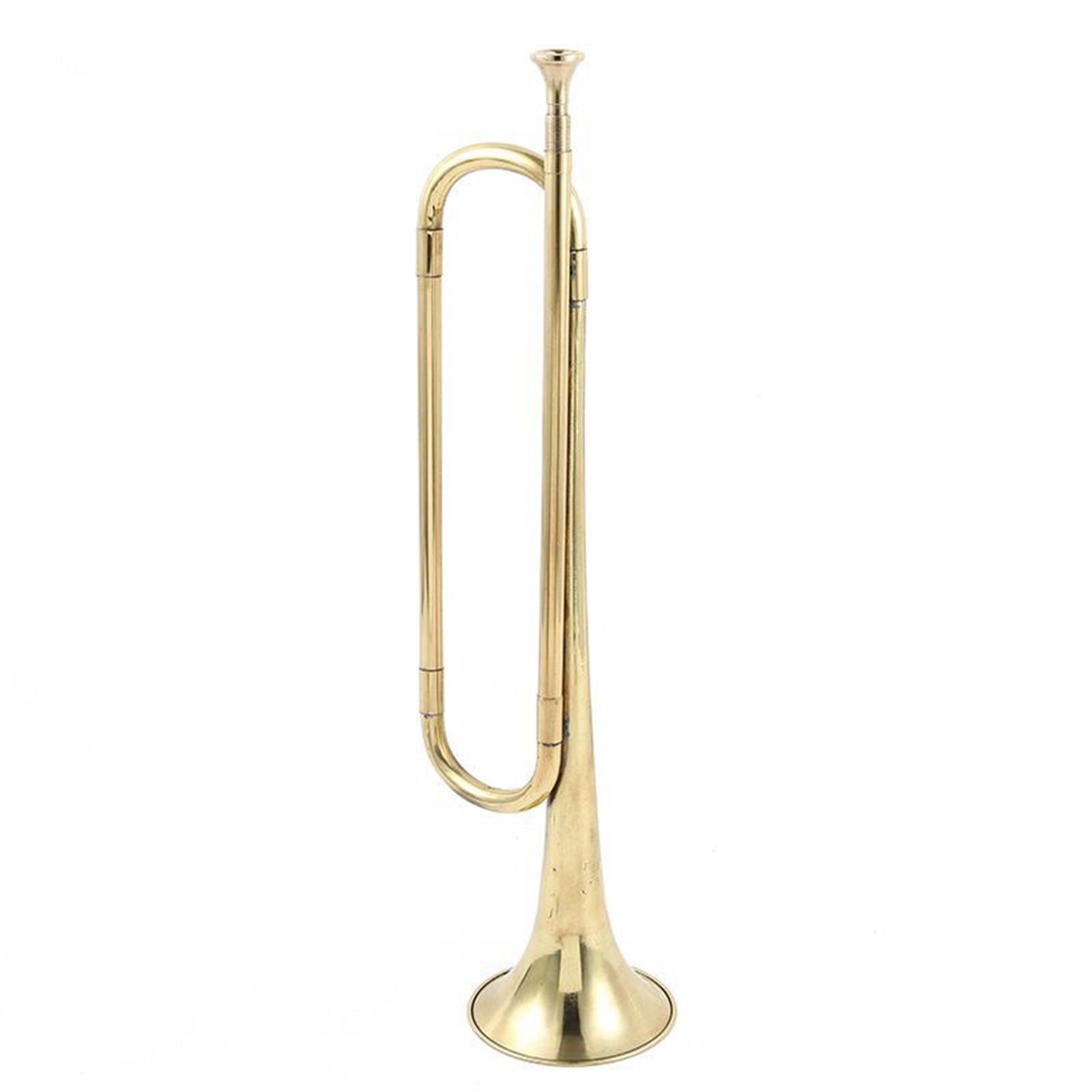 황동 소재의 C조 트럼펫, 군악대 스타일, 광택 처리된 - Musical Instrument Bugle 리뷰 및 가격