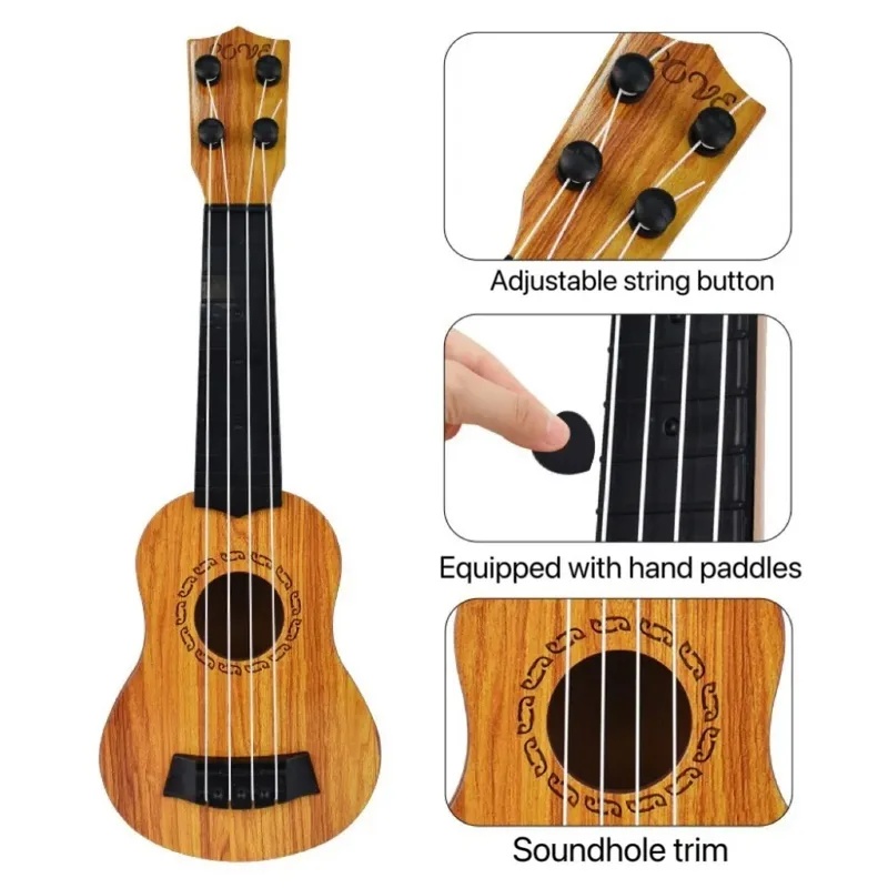 35cm 크기의 어린이용 유쿨렐레 기타 장난감, 초기  - Musical Instrument Harmonium 리뷰 및 가격