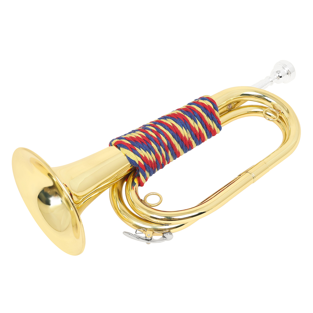 Bb 미니 버글 트럼펫 금관악기 골드 B 플랫 기병대  - Musical Instrument Bugle 리뷰 및 가격